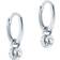 Ted Baker Sinalaa Huggie Earrings - Silver/Transparent