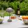 &Tradition Flowerpot VP9 Grey/Beige Bordslampa 29.5cm