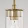 Capital Lighting Mason Brass Ceiling Flush Light 5"