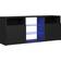 vidaXL LED Light Black TV-bord 120x50cm