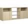 vidaXL LED Light Sonoma oak TV-bord 120x50cm