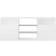 vidaXL LED Light White TV-bord 120x50cm