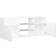 vidaXL LED Light White TV-bord 120x50cm