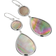 Ippolita Dot & Teardrop Earring - Silver/Brown