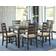 Ashley Rokane Brown Dining Set 36x60" 7