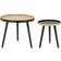 Bloomingville Cappuccino Black Coffee Table 60cm 2pcs