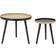 Bloomingville Cappuccino Black Sofabord 60cm 2stk