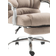 CLP Pacific Taupe Kontorsstol 127cm