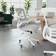 Flash Furniture Kelista Light Gray Mesh/White Frame Kontorsstol 104.8cm