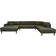 House Nordic Lido U-Sofa Sofa 370cm 6-seter