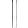 Wedze Boost 100 Safety Alpine Ski Poles - Black/Carbon Grey