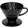 Hario V60 Coffee Dripper 02 Ceramic - Sort