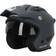 Acerbis Aria Solid Jet Helmet - Matt Dark Grey/White Unisex