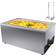 VEVOR Commercial Food Warmer 24QT Bain Marie 1200W Electric Buffet Soup Warmer Stove Steam Countertop Stainless Steel Container Temperature