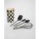 Mackenzie-Childs Courtly Check Enamel Utensil Holder 5