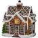 Konstsmide Gingerbread House Brown Christmas Village 25cm