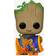 Funko Figurine Pop! N I Am Groot Groot Avec Des Chips Au Fromage