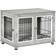 Pawhut D02-138V70GY Dog Crate Furniture Large 90x65cm