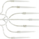 Pixie Stina White Adventsljusstake 32cm