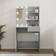 vidaXL 820482 Grey Sonoma Sminkbord 40x74.5cm