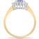 Jewelco London Classic Royal Cluster Ring - Gold/Silver/Tanzanite/Diamonds