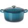 Le Creuset Deep Teal Signature Cast Iron Round med låg 28cm