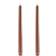 Uyuni Taper Caramel/Smooth LED-ljus 25cm 2st