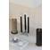 Uyuni Taper Black LED Candle 9.8" 2pcs