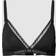 Tommy Hilfiger Women's TH Tonal Logo Lace Triangle Bra - Black
