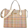 Guess Silvana Colorful Straw Tote - White multi