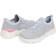 Skechers Go Walk Massage Fit W - Gray/Pink trim