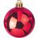 Europalms Deco Ball Red Julgranspynt 6st