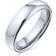 Bling Jewelry Plain Dome Couples Wedding Band Polish Titanium Rings Silver Tone 5MM