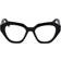 Off-White Unisex Geometric Cat-Eye Solbriller 51 MM