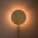 PR Home Fullmoon Gold Wall Flush Light 35cm