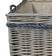 RED HAMPER Jumbo Wicker Brown Basket 76cm