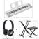 Yamaha Np15 Portable Keyboard Bundle White
