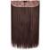 Lullabellz Thick 18" 1 Piece Straight Clip In Hair Extensions - Brun