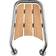 Båtsystem Motorbåtspeke, 500mm, inkl teak