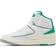 NIKE Air Jordan 2 Retro GS - White/Sail/Light Steel Grey/Lucky Green