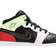 NIKE Air Jordan 1 Mid GS - Black/Ember Glow-Barley Volt-Light Soft