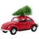 House Doctor Xmas Car Red Julepynt 8cm