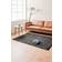 Rug Solid Leather Sort 65x135cm