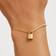 Pdpaola Bond Bracelet - Gold/Transparent