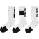 Nike Kid's Elite Basketball Crew Socks 3-pack - White