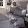 Sienna Crushed Duvet Cover Grey, Silver (230x220cm)