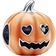 Pandora Glow In The Dark Spooky Pumpkin Charm - Silver/Orange/Black