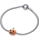 Pandora Glow In The Dark Spooky Pumpkin Charm - Silver/Orange/Black