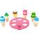 Legler Waffle Ice Cream with Display Stand