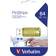 Verbatim USB DRIVE 2.0 PINSTRIPE USB-flashdrev 64 GB Eucalyptus, Grøn 49964 USB 2.0